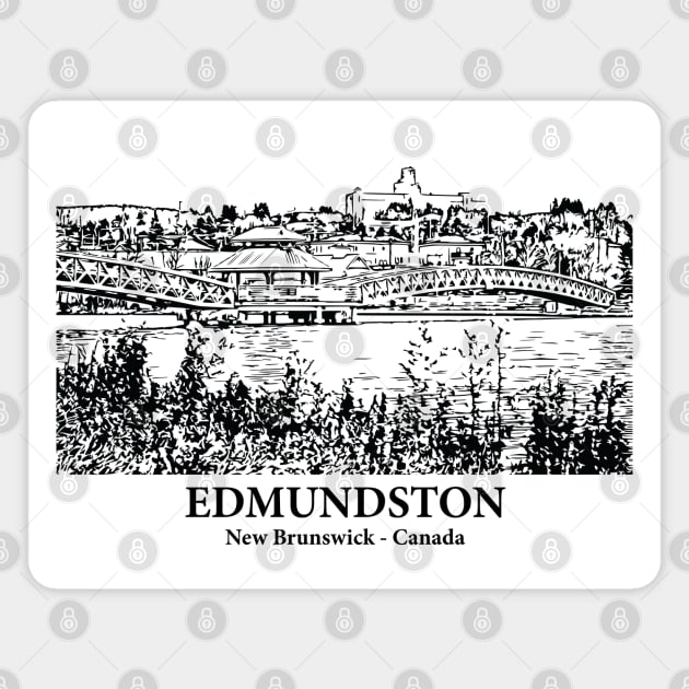 Edmundston - New Brunswick Magnet by Lakeric